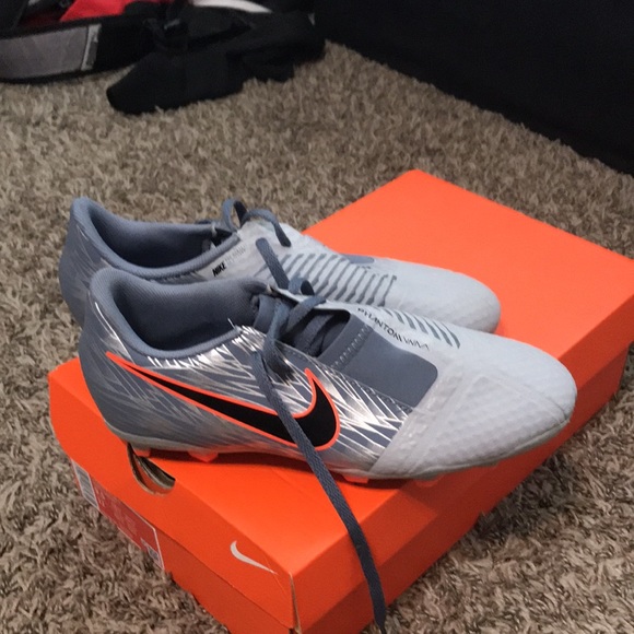 NIKE Kids PhantomVNM Academy FG Grey Wolf Special Edition - Picture 2 of 4